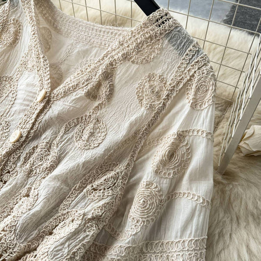 Tia Luxury Crochet Coord Set