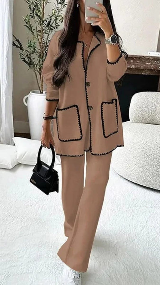 Style store bold border woollen cordset