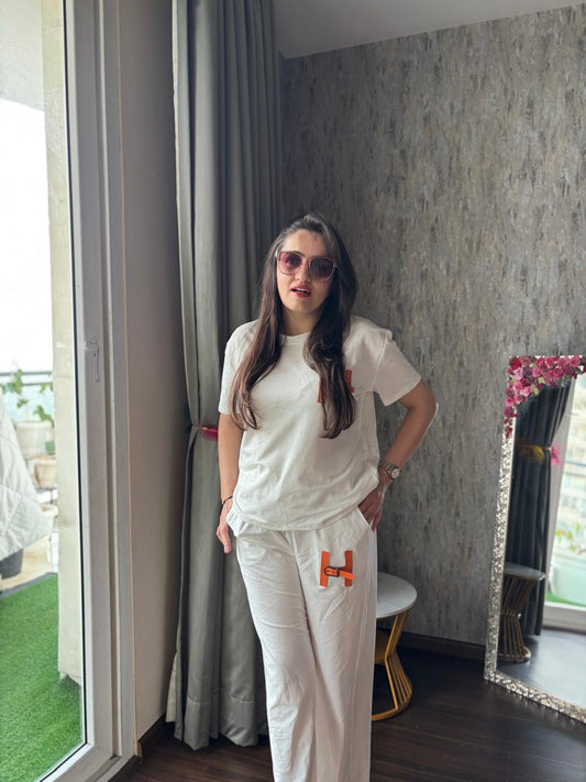 Pure white travel coordsets