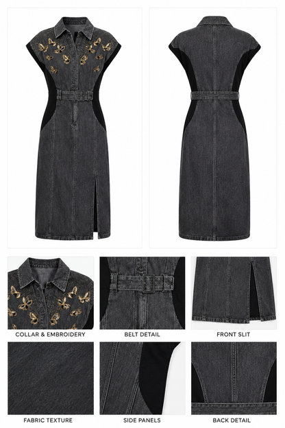 Style luxury denim dress