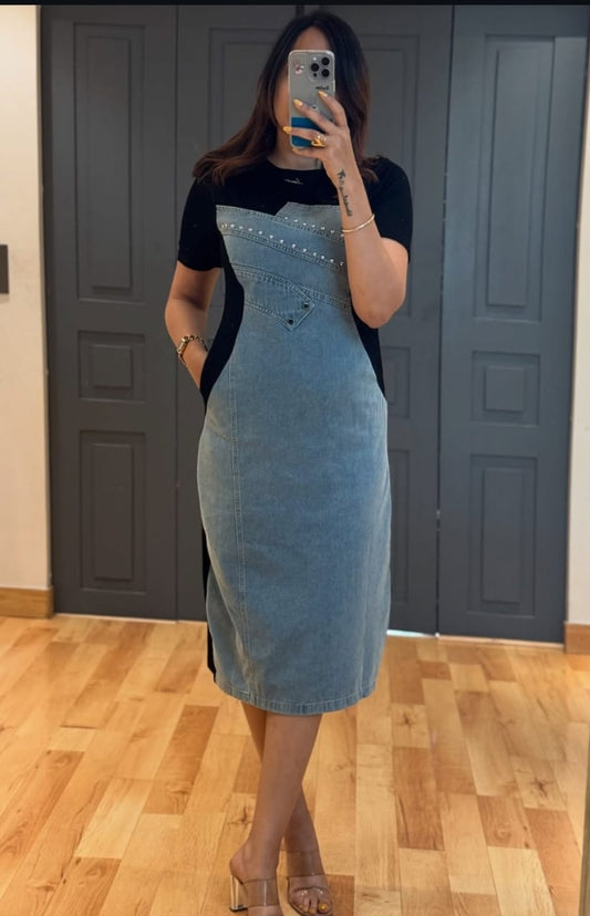 Denim dress