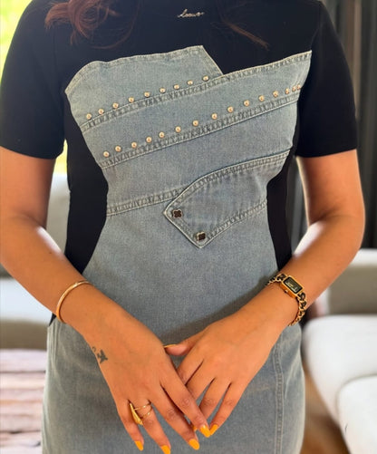 Denim dress