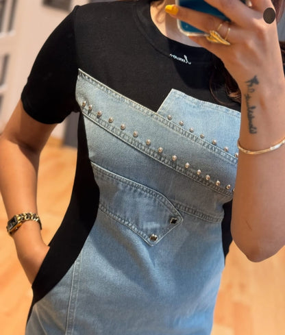 Denim dress