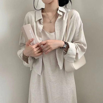 Luxury 2 Pc Linen Coord Set