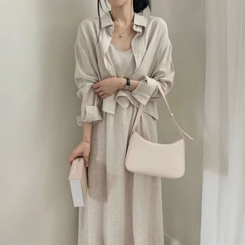 Luxury 2 Pc Linen Coord Set