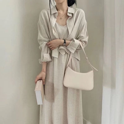 Luxury 2 Pc Linen Coord Set