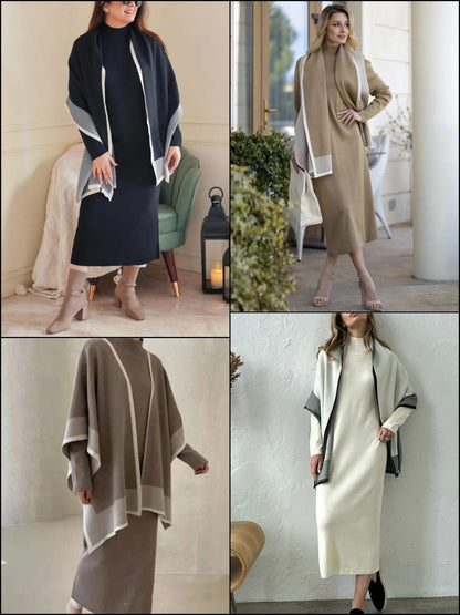 Style store luxury woolen dress