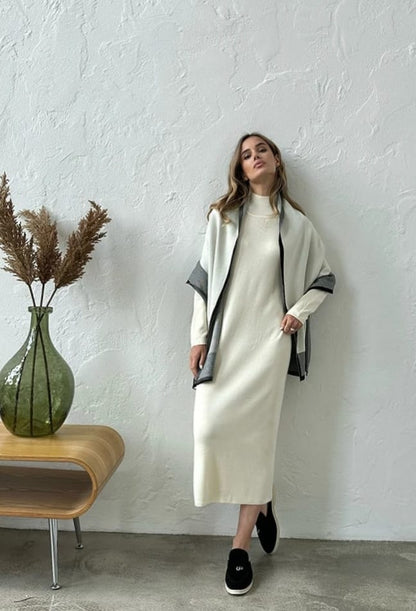 Style store luxury woolen dress