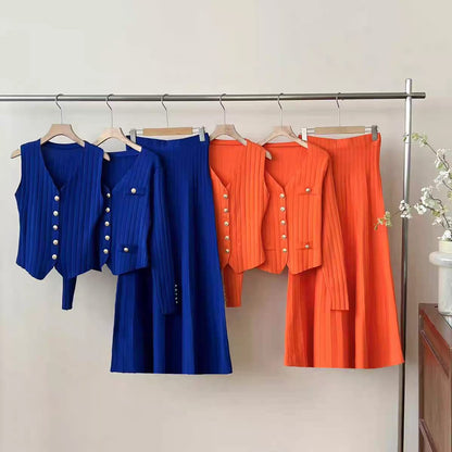 Luxury 3 piece skirt set