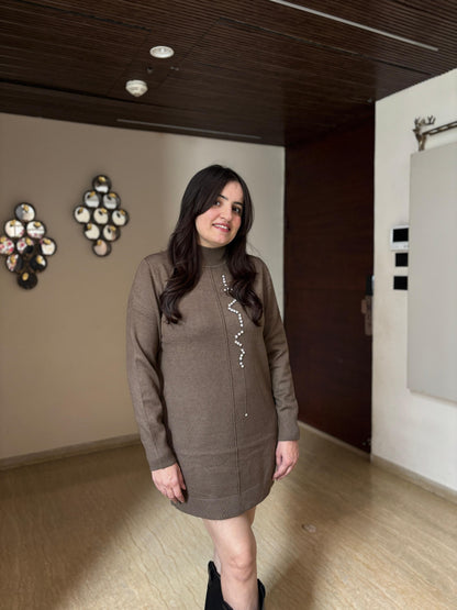 Style store woolen dress