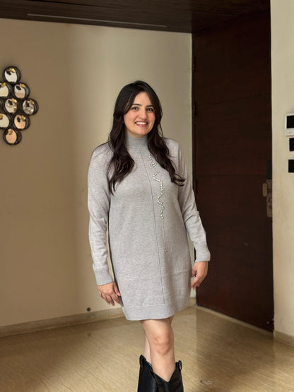 Style store woolen dress