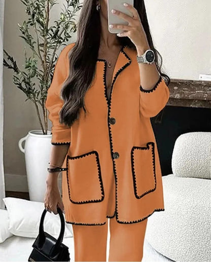 Style store bold border woollen cordset