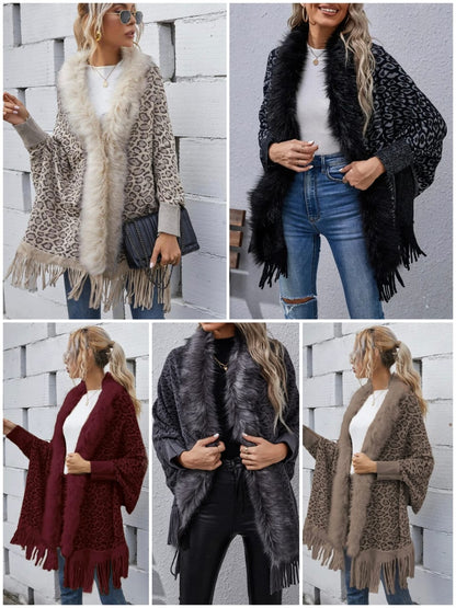 Luxury fur capes