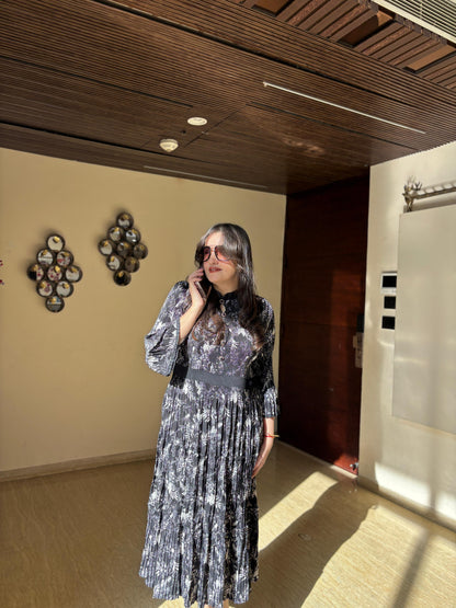 Style store long pleated dress
