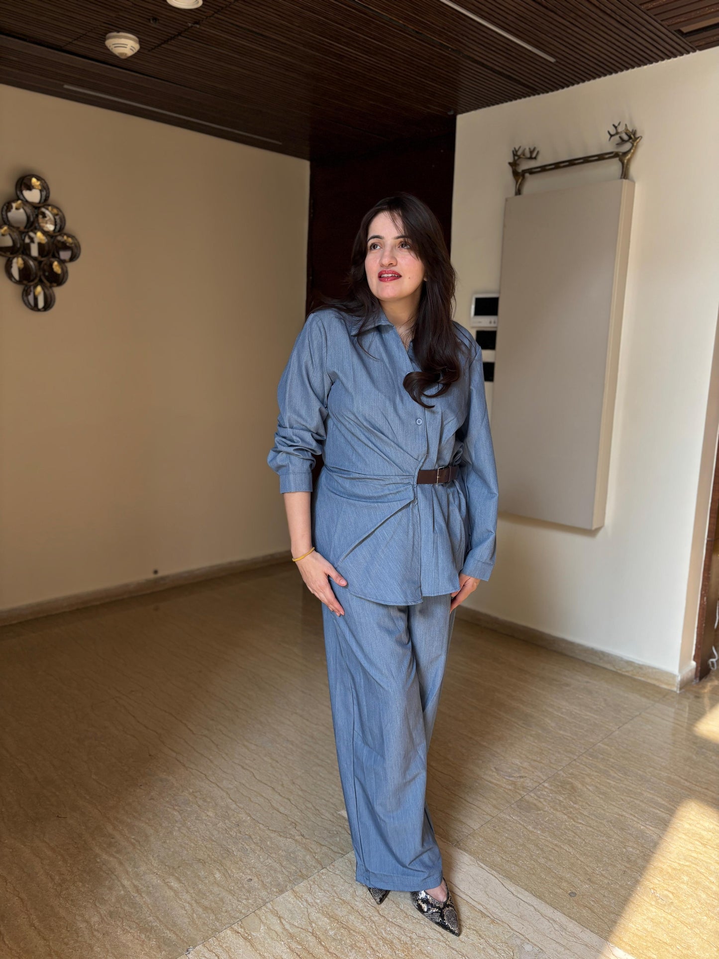 Giva luxury stylish coorsdet with belt