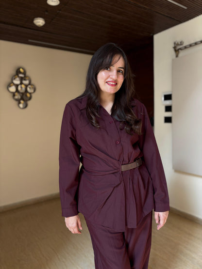 Giva luxury stylish coorsdet with belt