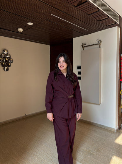 Giva luxury stylish coorsdet with belt