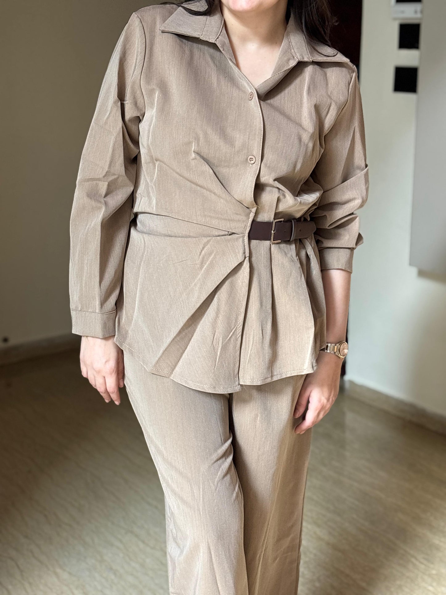 Giva luxury stylish coorsdet with belt
