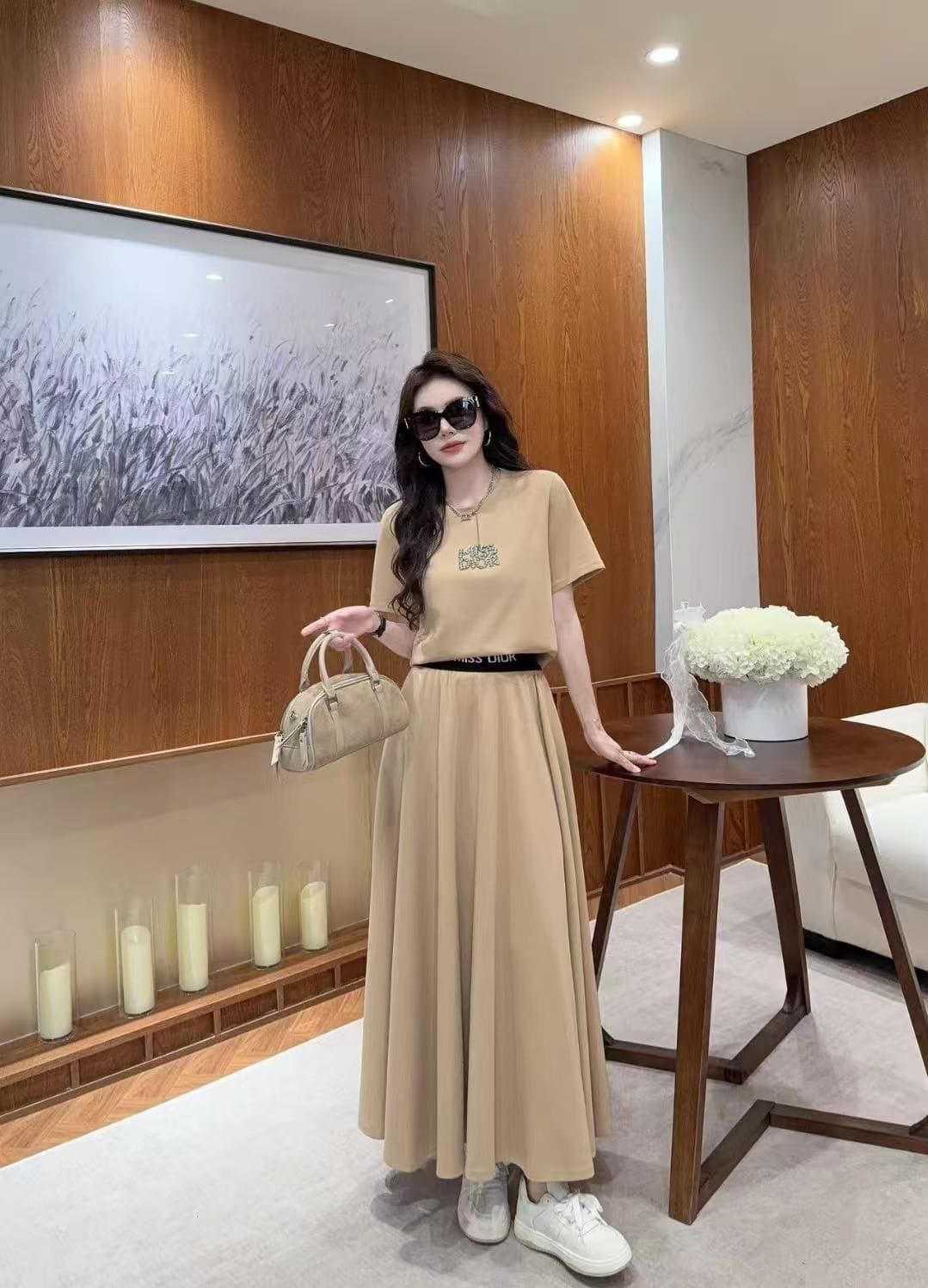 Style store luxury skirt set