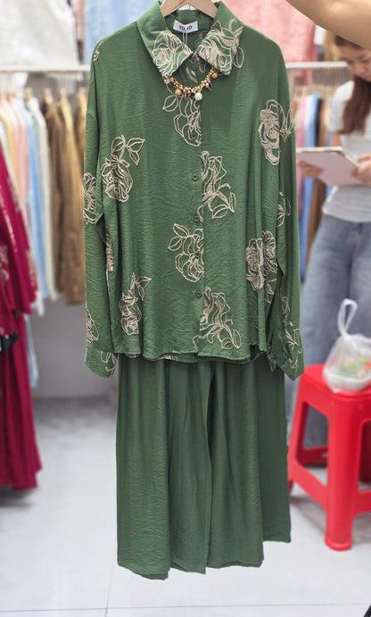 Women's Premium Embroidered Co-Ord Set