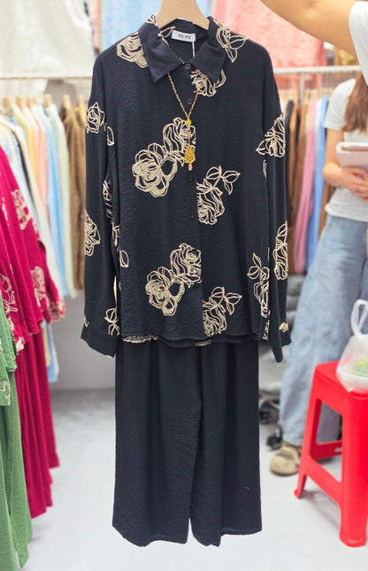 Women's Premium Embroidered Co-Ord Set