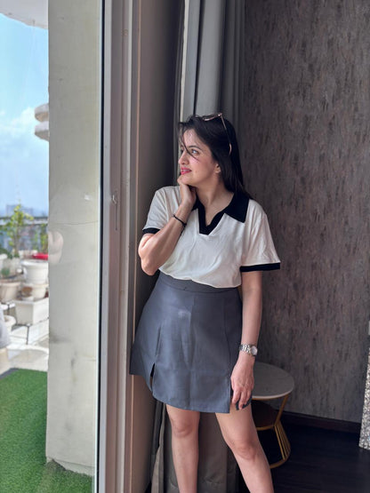 Skirt and top set