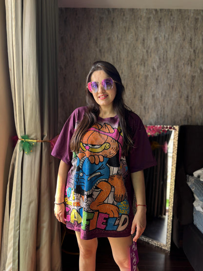 Free size tshirts  Fully embroidered