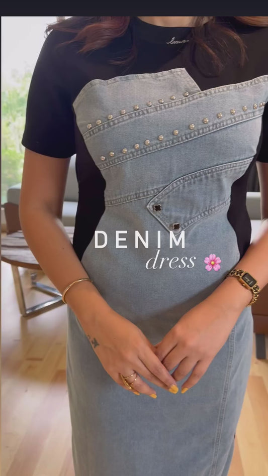 Denim dress