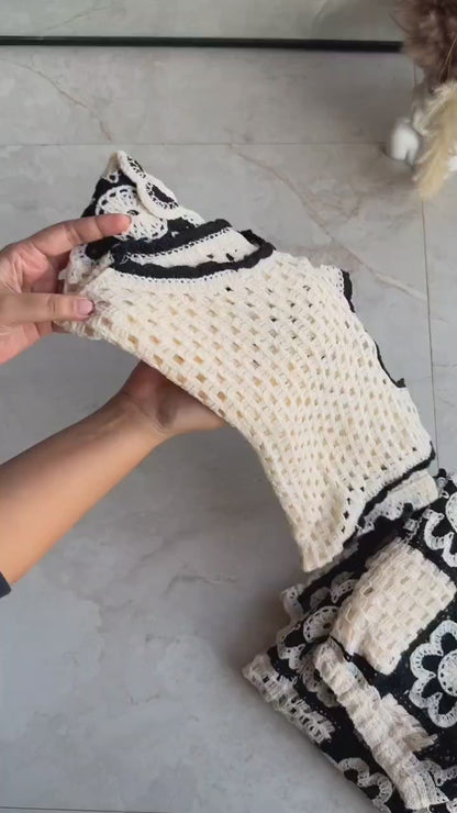 Crochet coord set